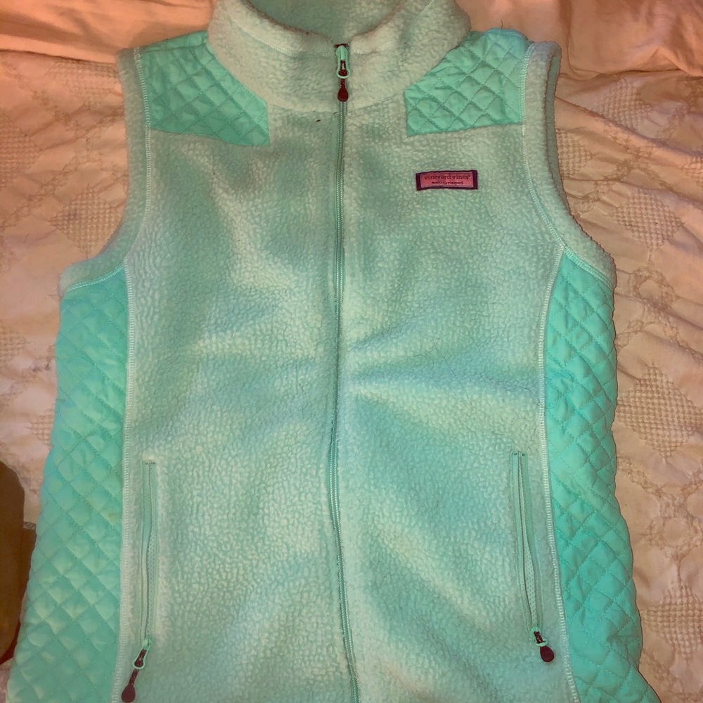 Teal Vineyard Vines vest size small